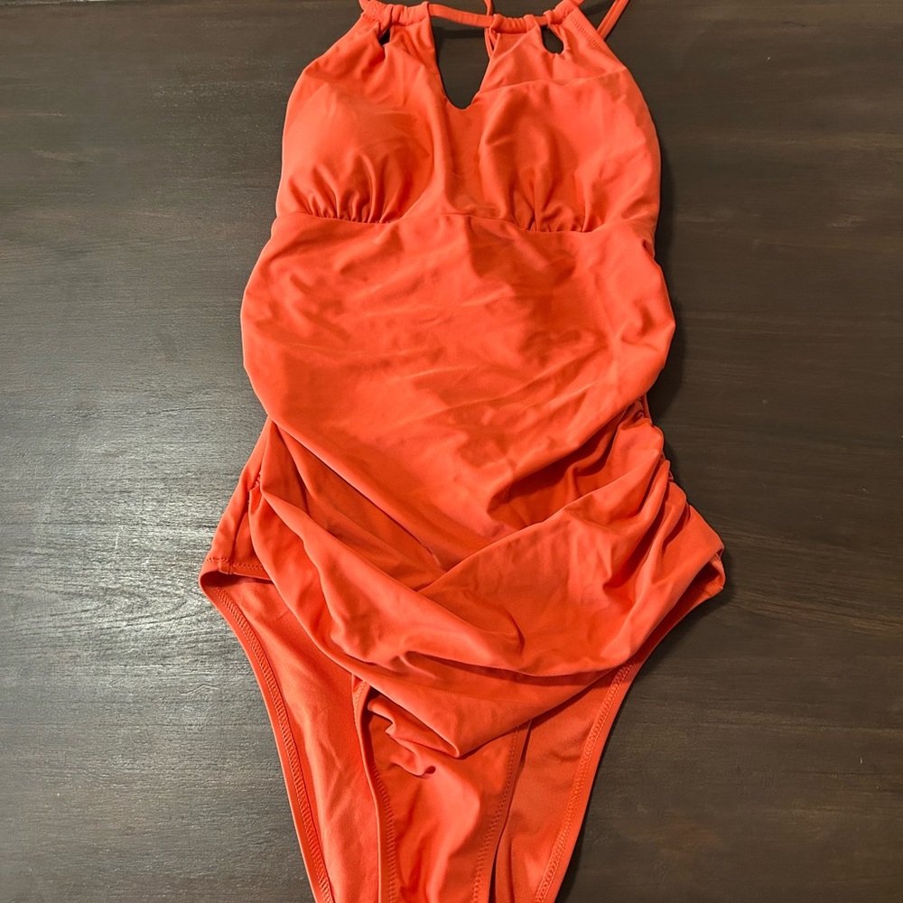 Cupshe Orange One-Piece Swimsuit